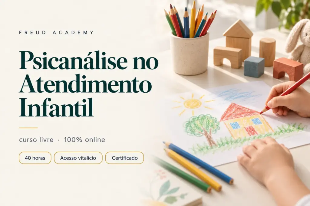 Capa do curso Psicanálise no Atendimento Infantil