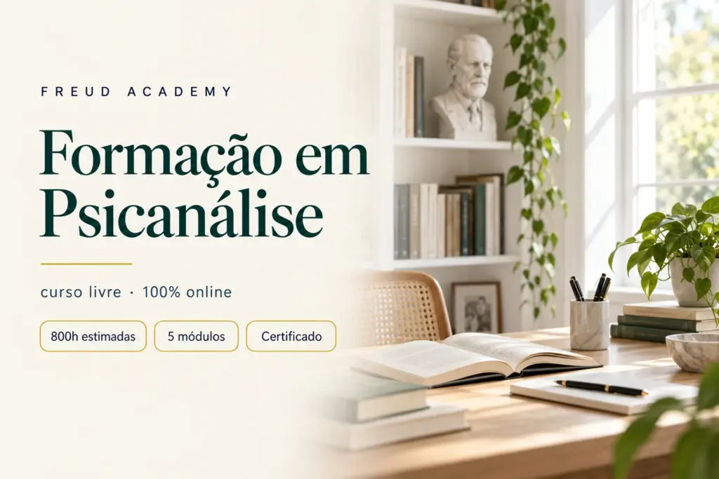 Capa do curso Formação em Psicanálise